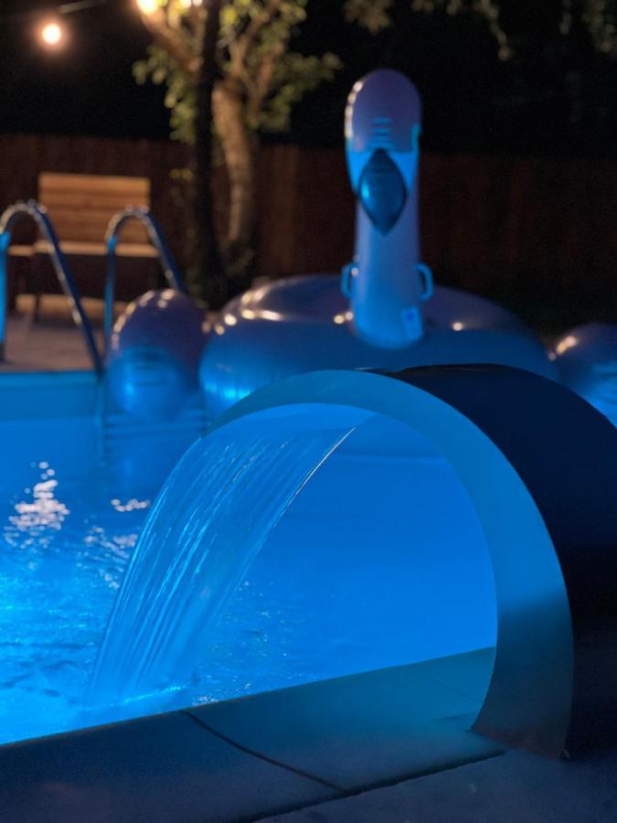 Horace Guesthouse Pool & Hot Tub & Bikes & River Dezsán Kültér fotó