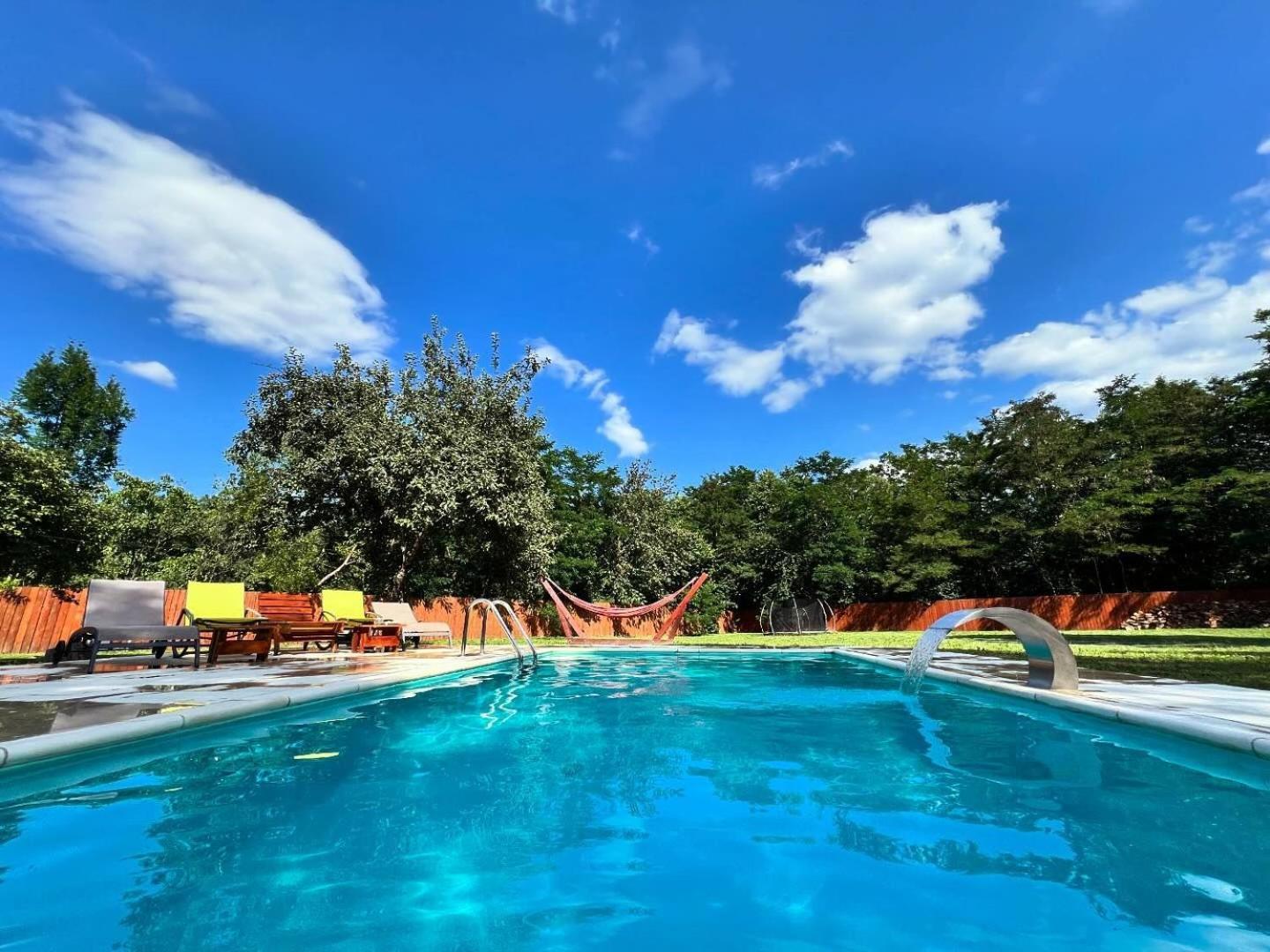 Horace Guesthouse Pool & Hot Tub & Bikes & River Dezsán Kültér fotó